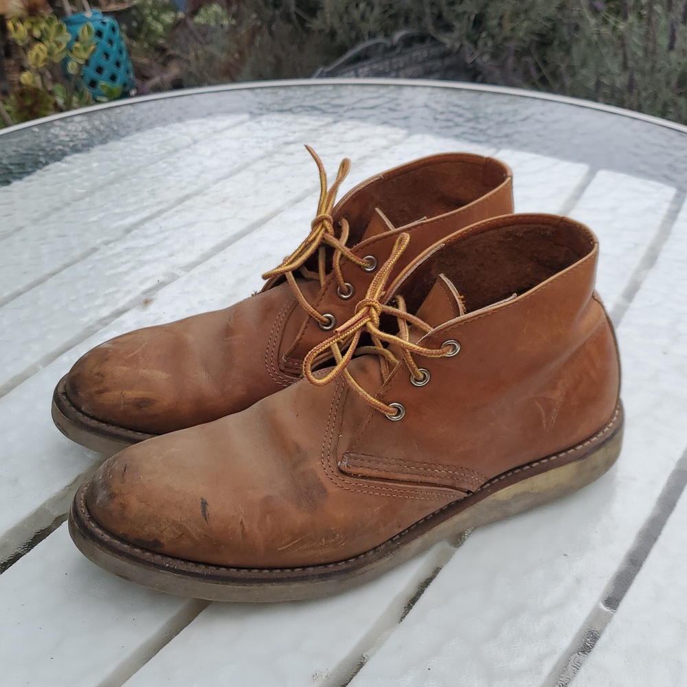 Red Wing Heritage Chukka Lace Up Boot. GUC. Tan. Mens's Size 10.5 D. Style# 3140